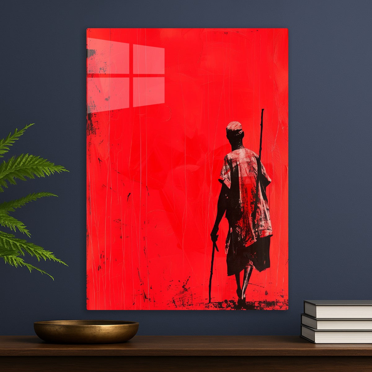 African Nomad Silhouette