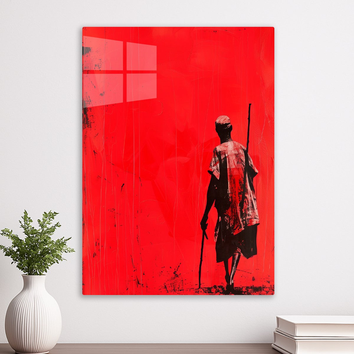African Nomad Silhouette