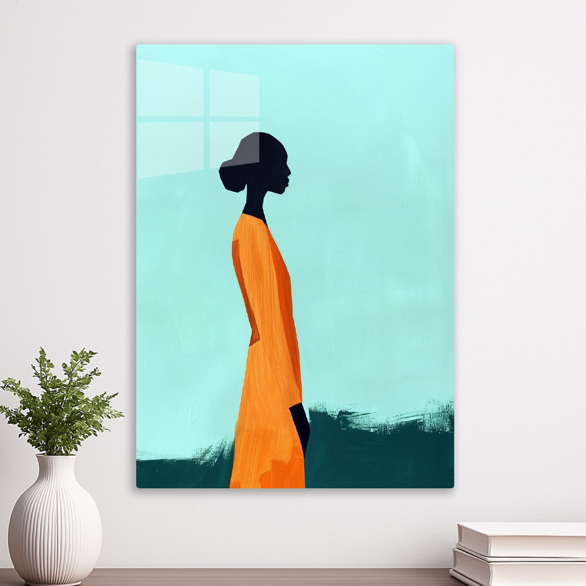 Minimalist Silhouette Woman