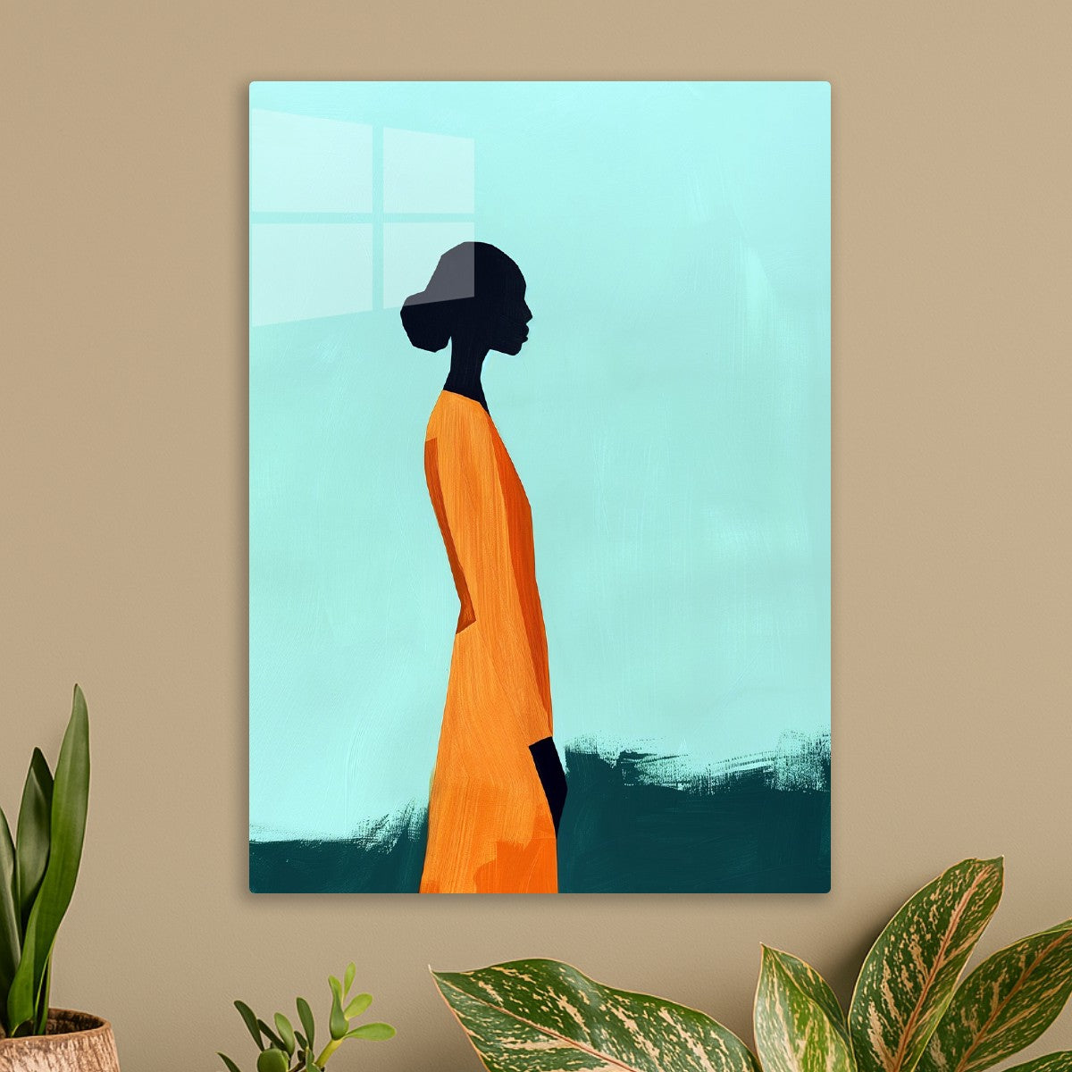 Minimalist Silhouette Woman