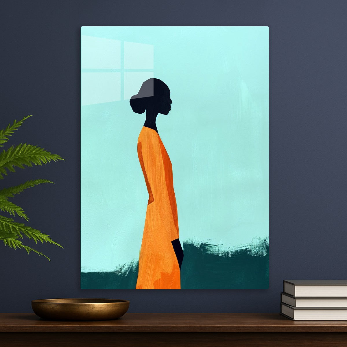 Minimalist Silhouette Woman