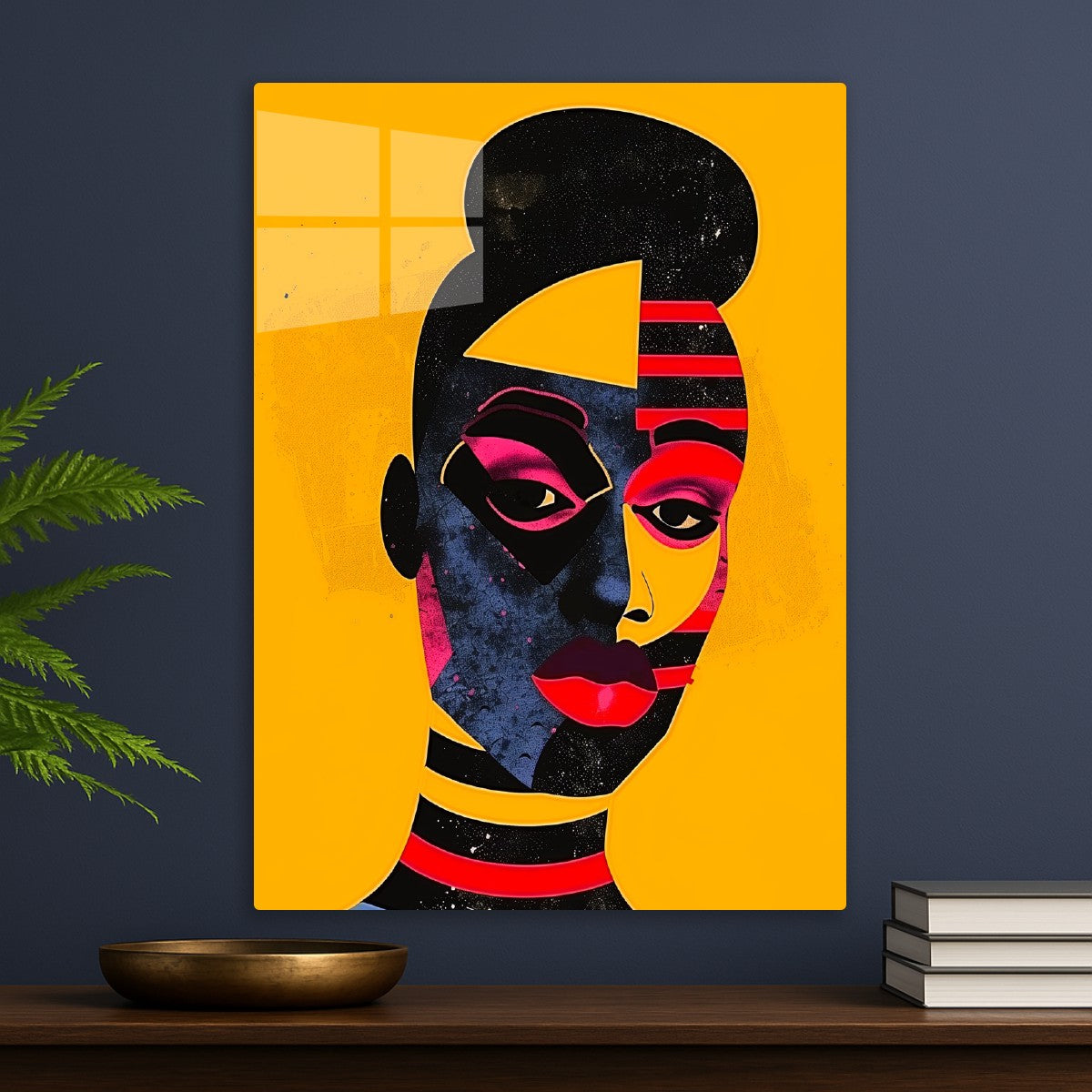 Vibrant Abstract Portrait