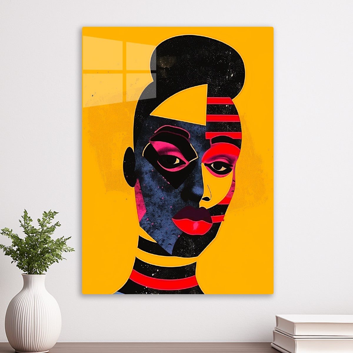 Vibrant Abstract Portrait