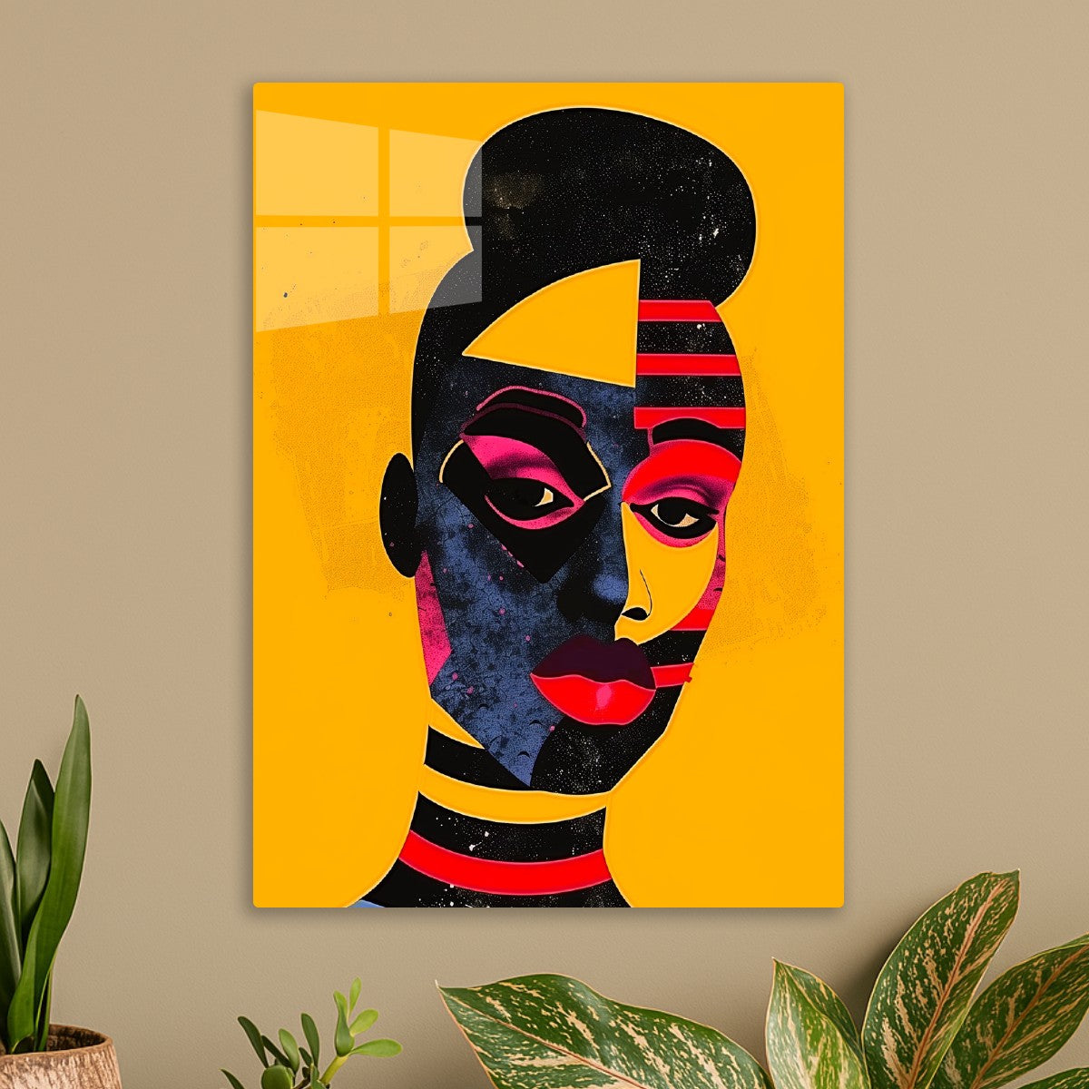 Vibrant Abstract Portrait