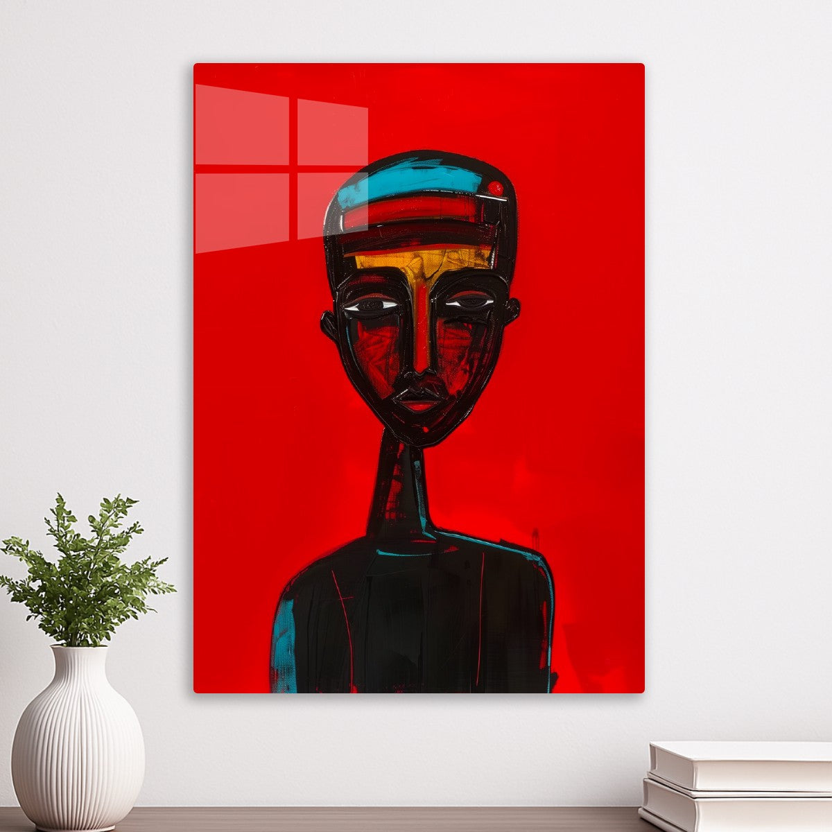 The Watcher Abstract Portrait