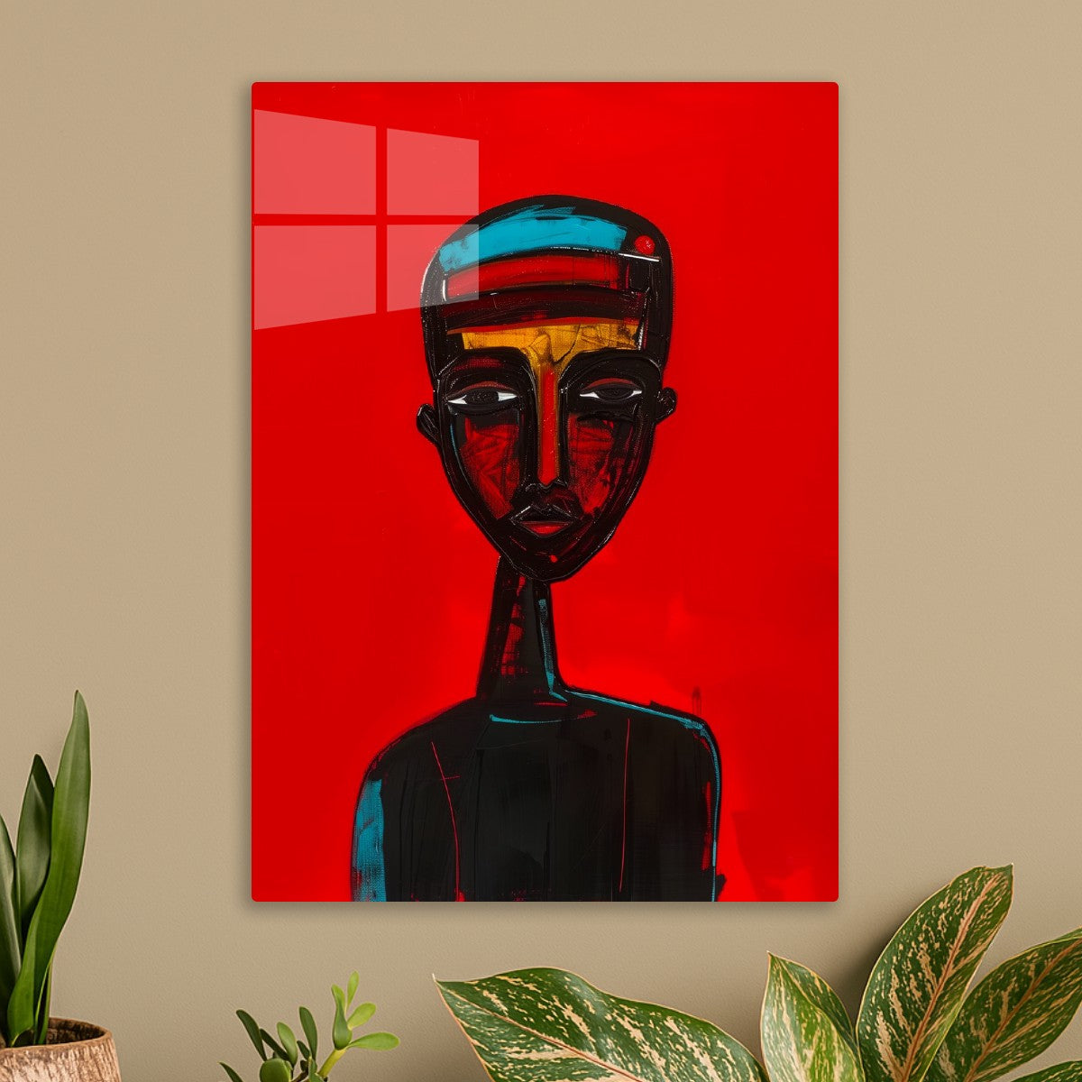 The Watcher Abstract Portrait