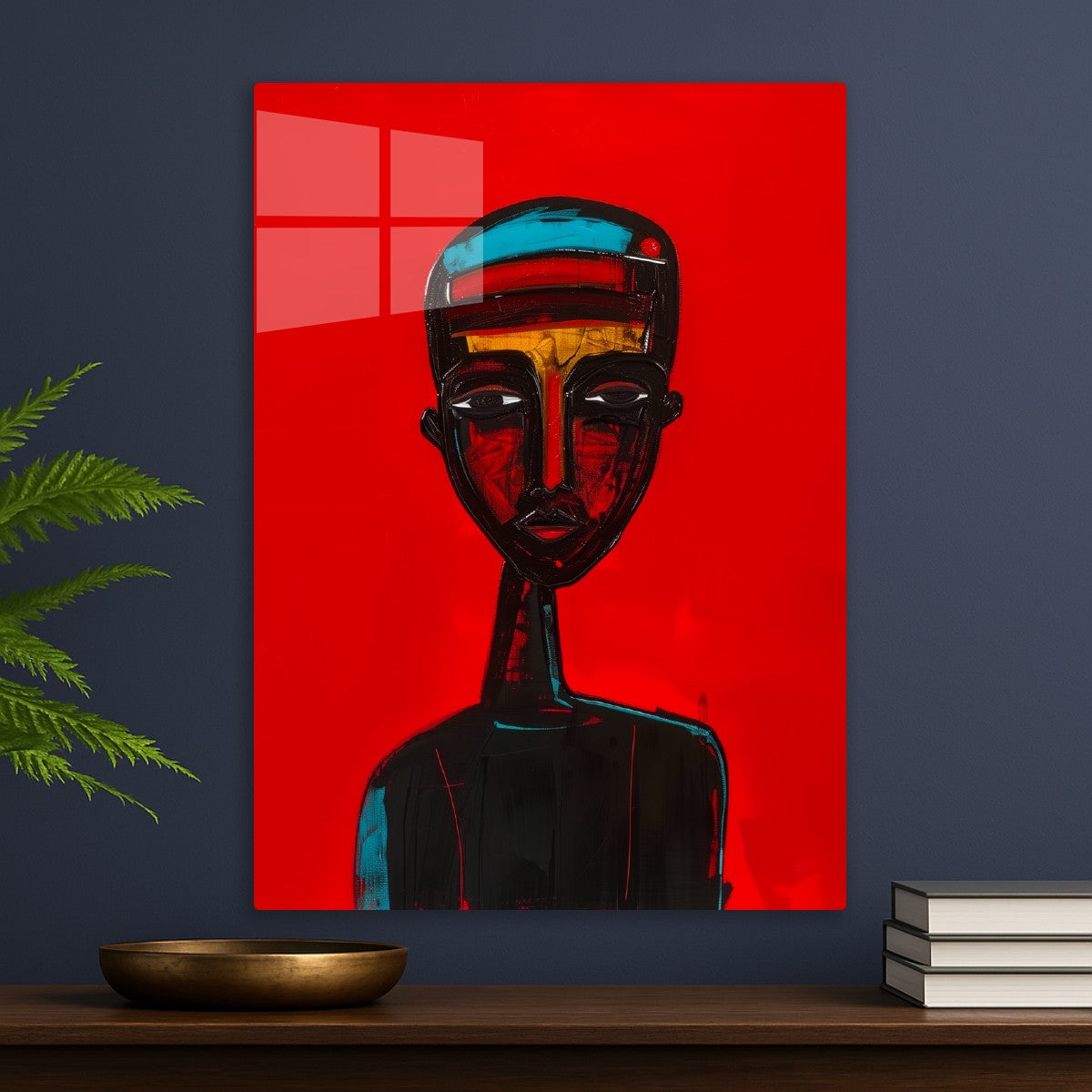 The Watcher Abstract Portrait