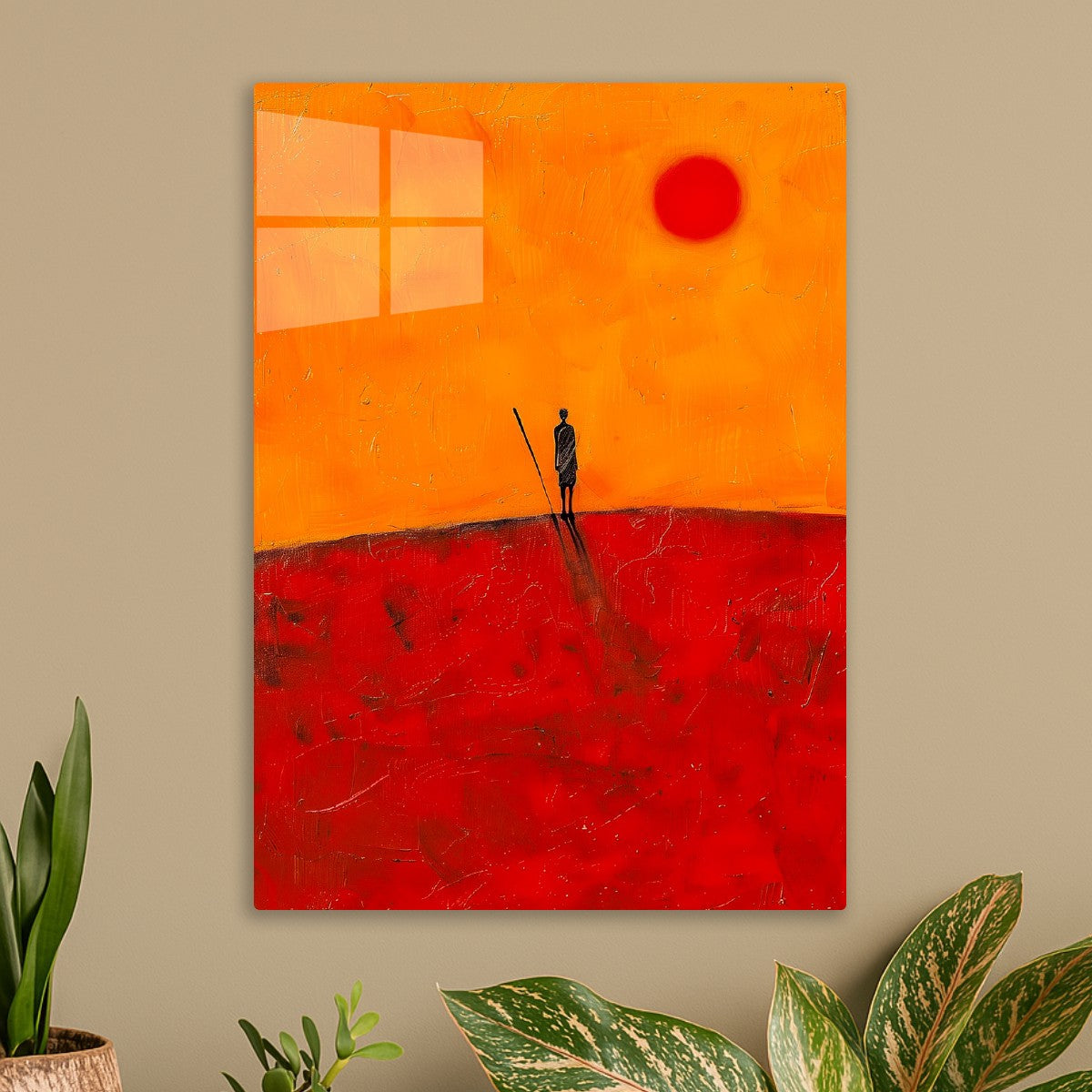 Desert Gaze Warrior Under Sun