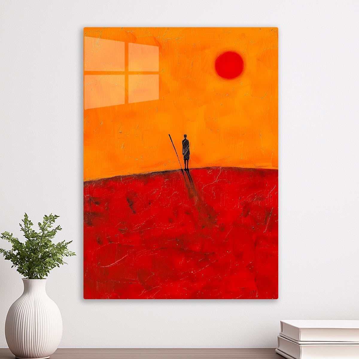 Desert Gaze Warrior Under Sun