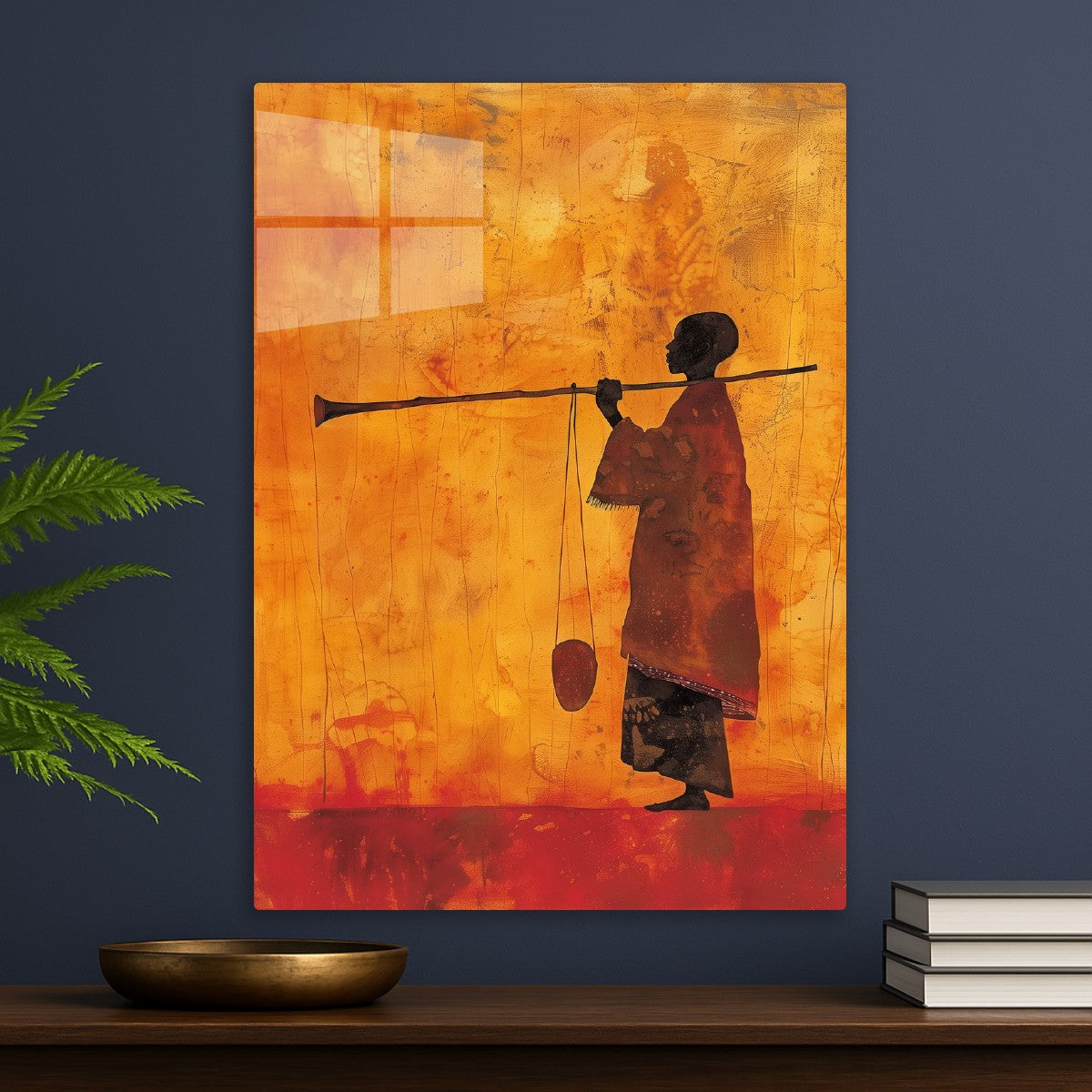 Sunset Walker with Horn