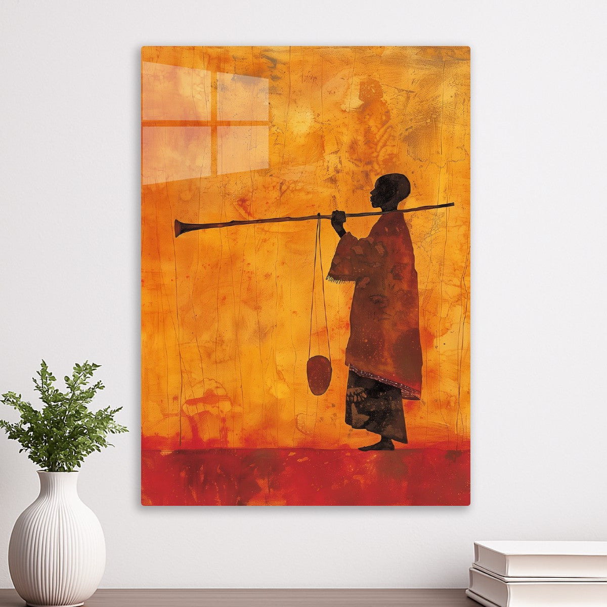 Sunset Walker with Horn