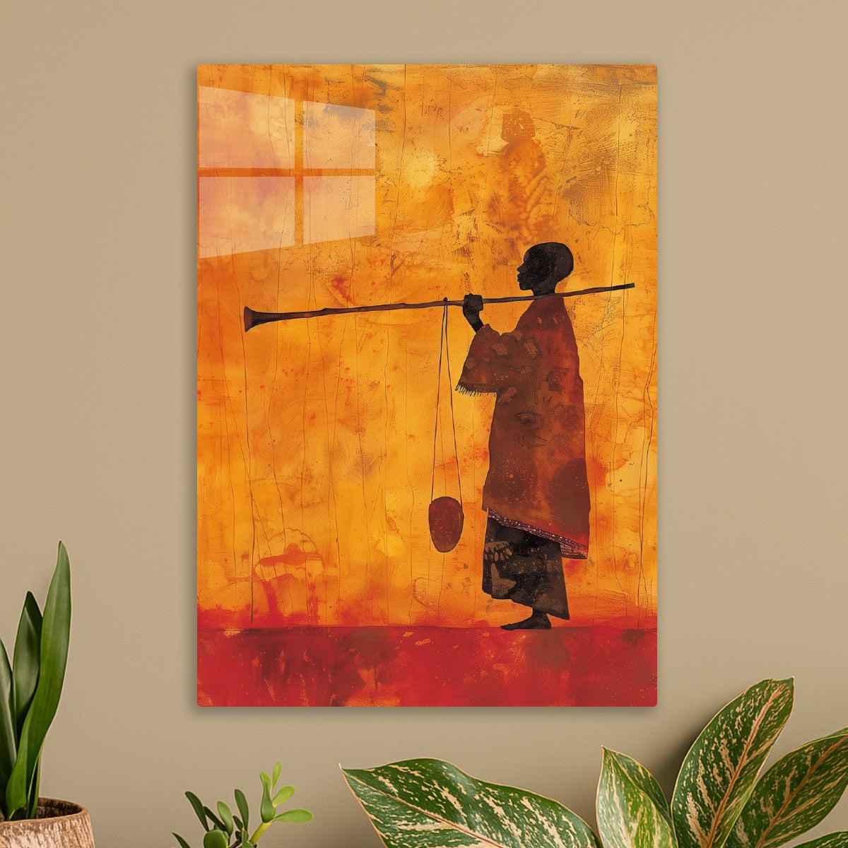 Sunset Walker with Horn