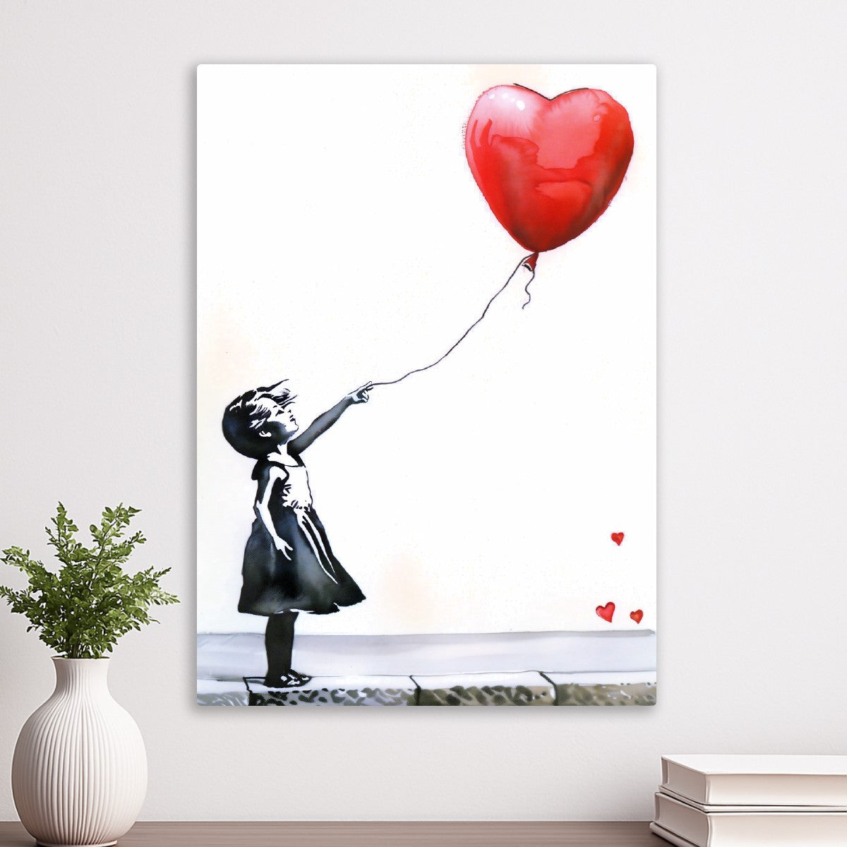 Holding On Red Balloon Hope