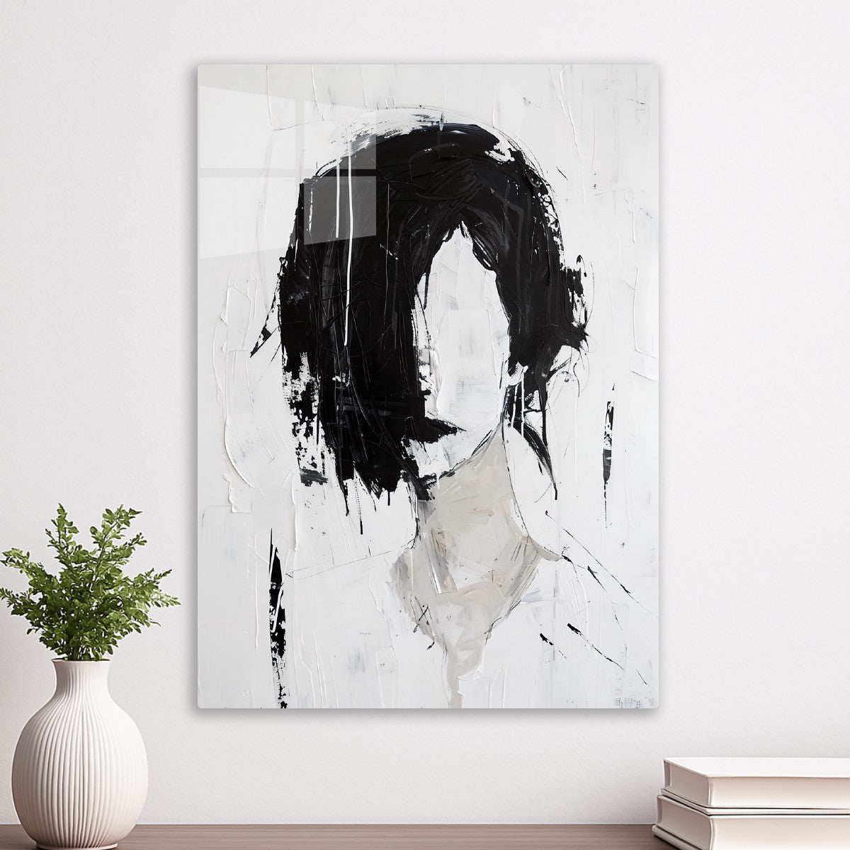 Monochrome Silence Abstract 