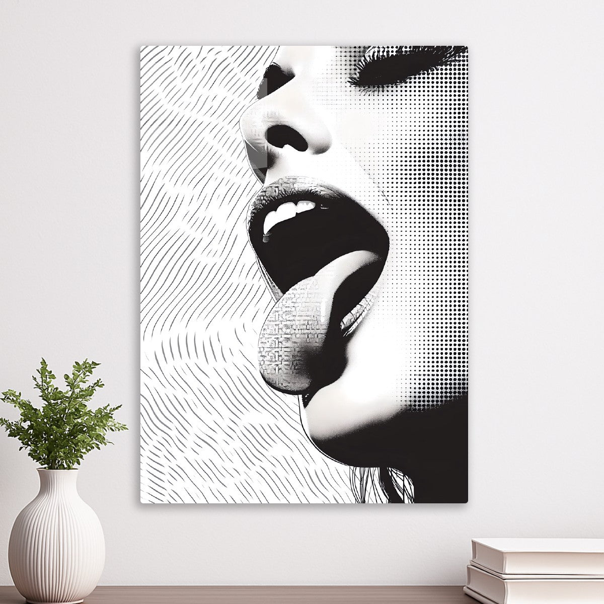 Pop Ink Seduction Black White