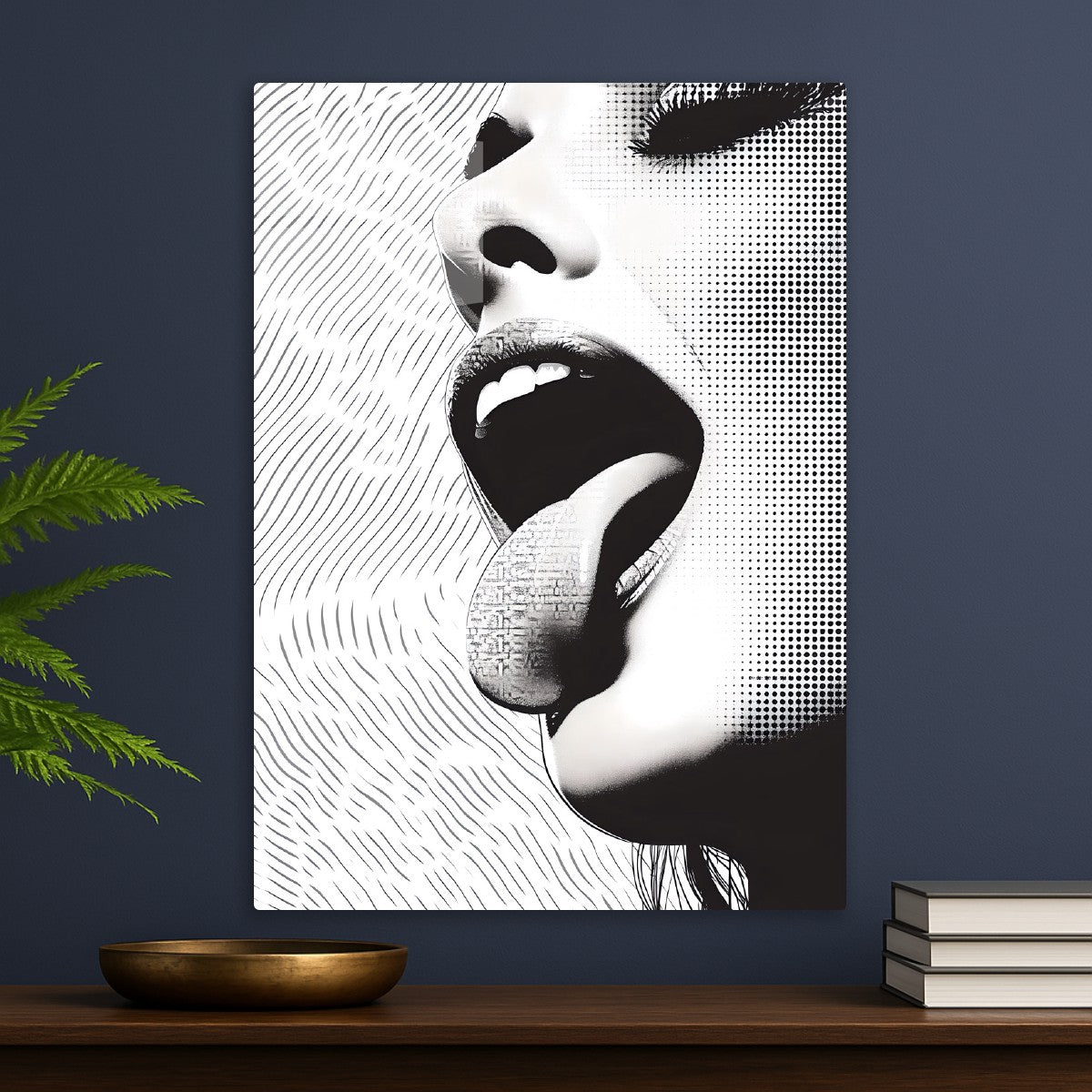 Pop Ink Seduction Black White