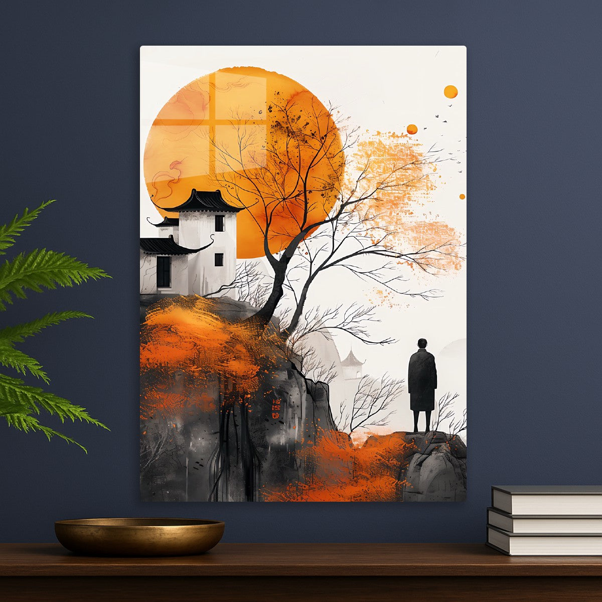 Solitude at Sunset Eastern Ink