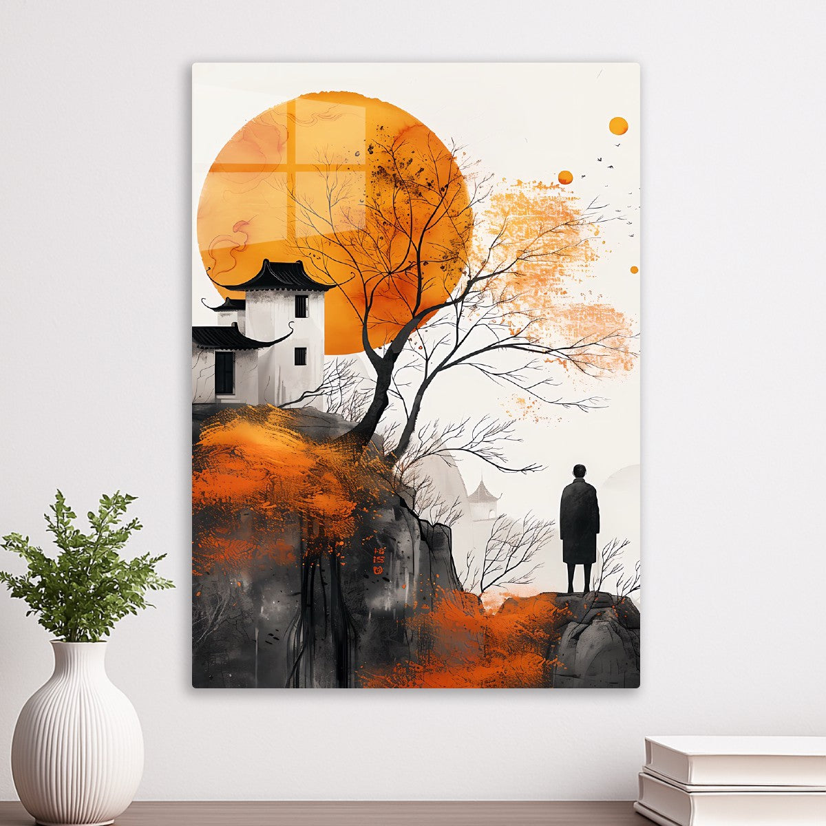 Solitude at Sunset Eastern Ink