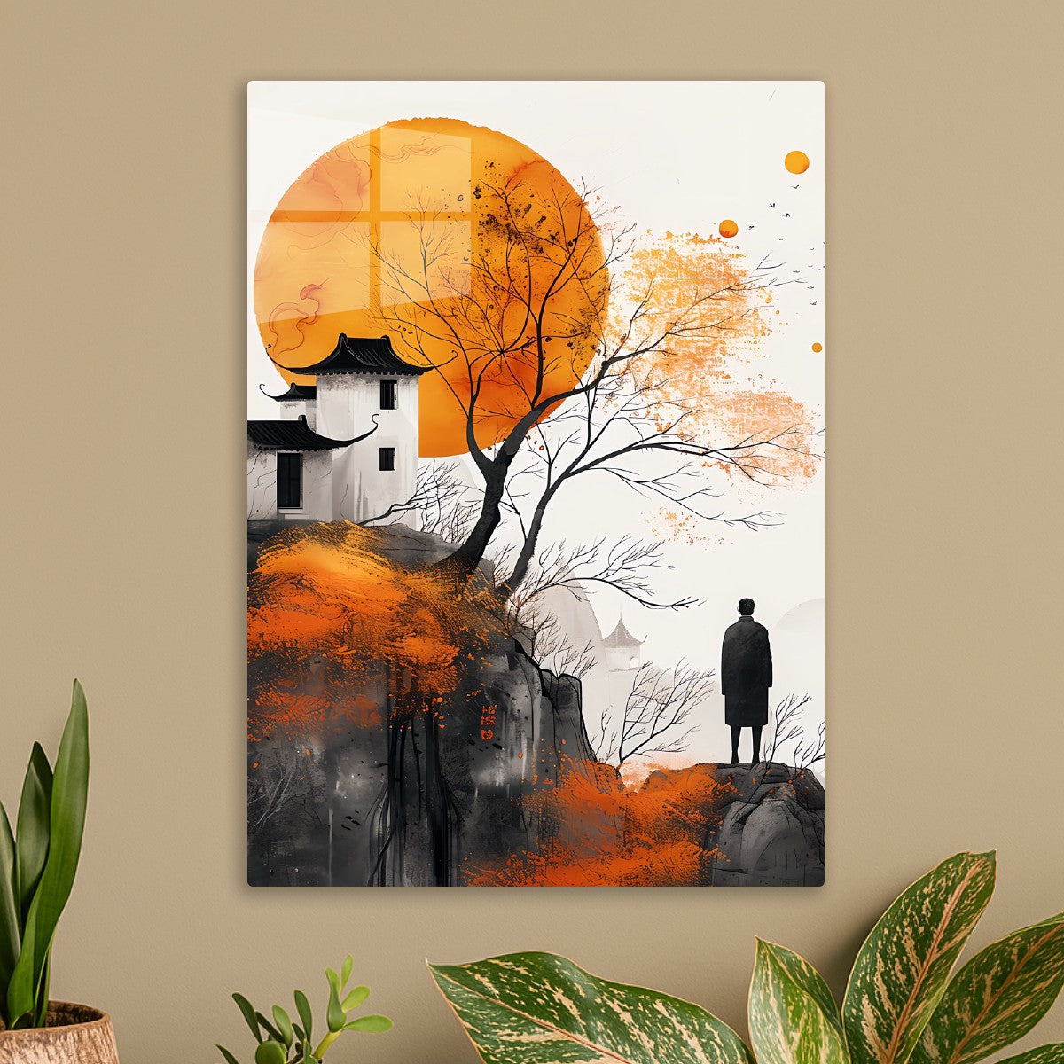 Solitude at Sunset Eastern Ink