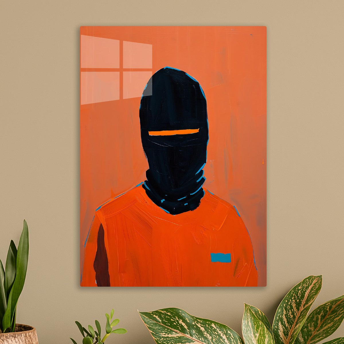 Masked Silence in Orange