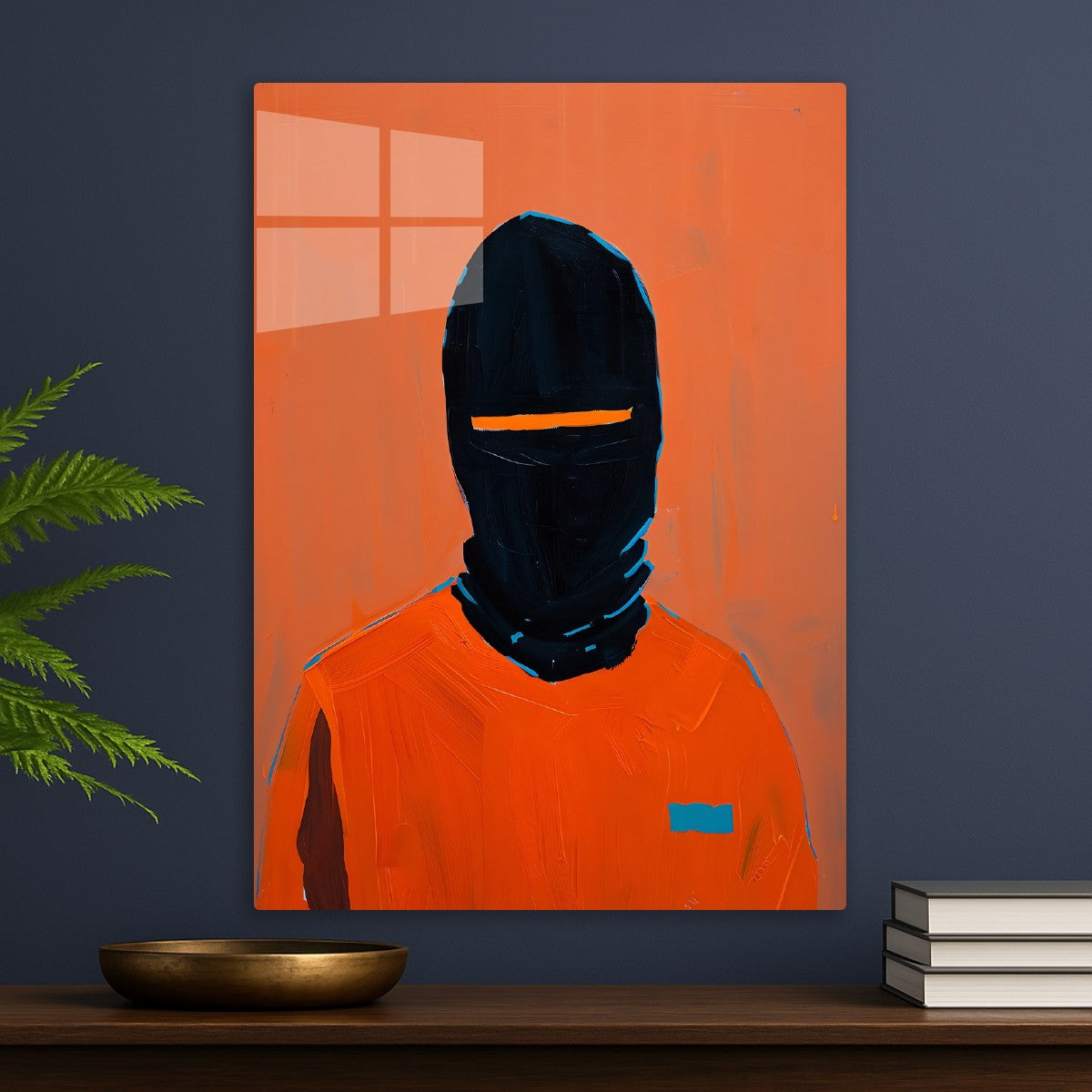 Masked Silence in Orange