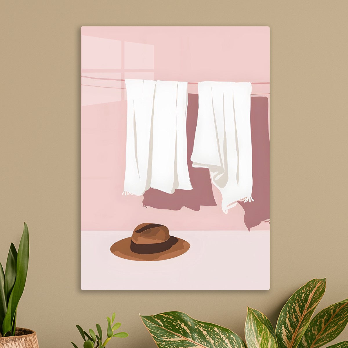Minimal Laundry Scene Summer