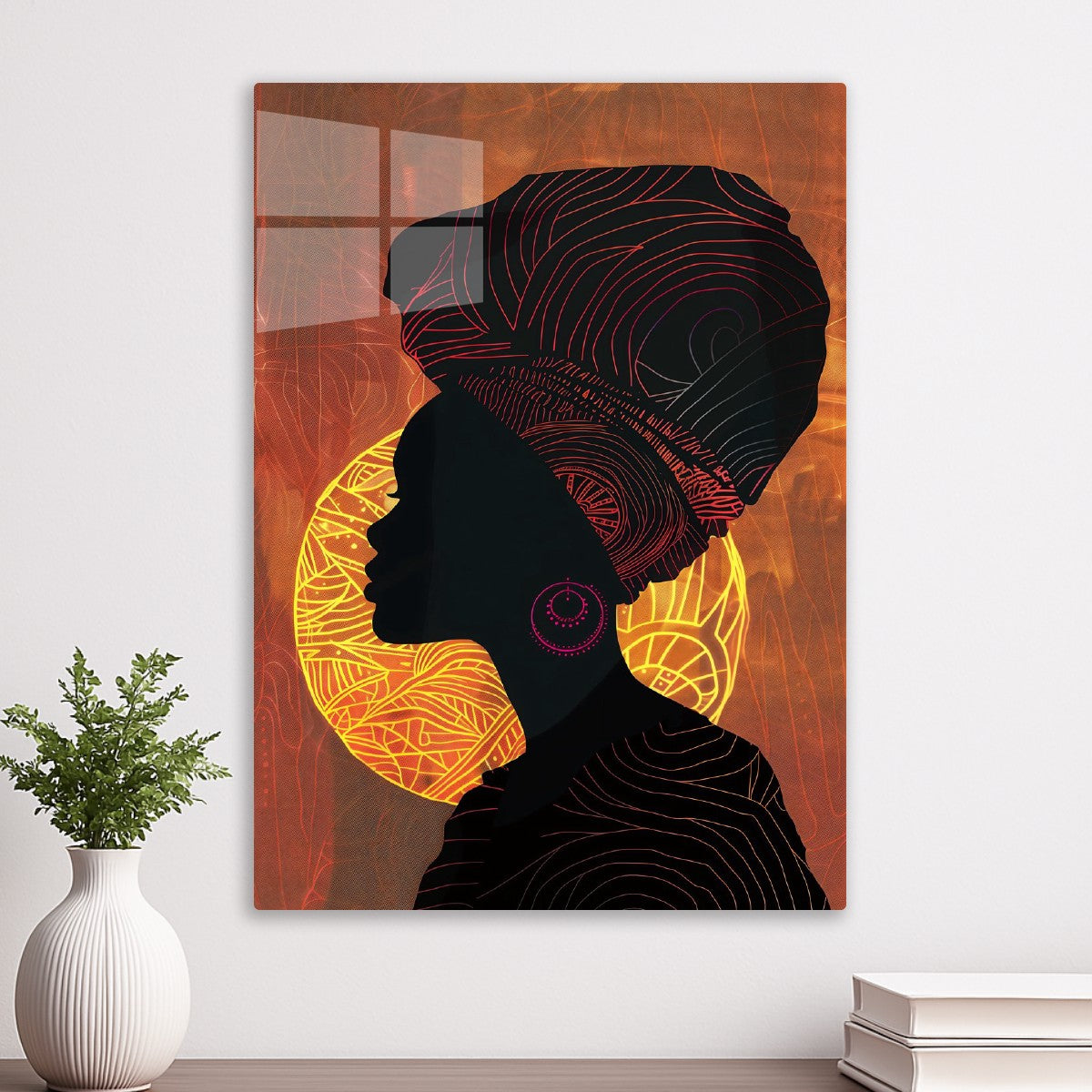 Afrocentric Silhouette Tribal
