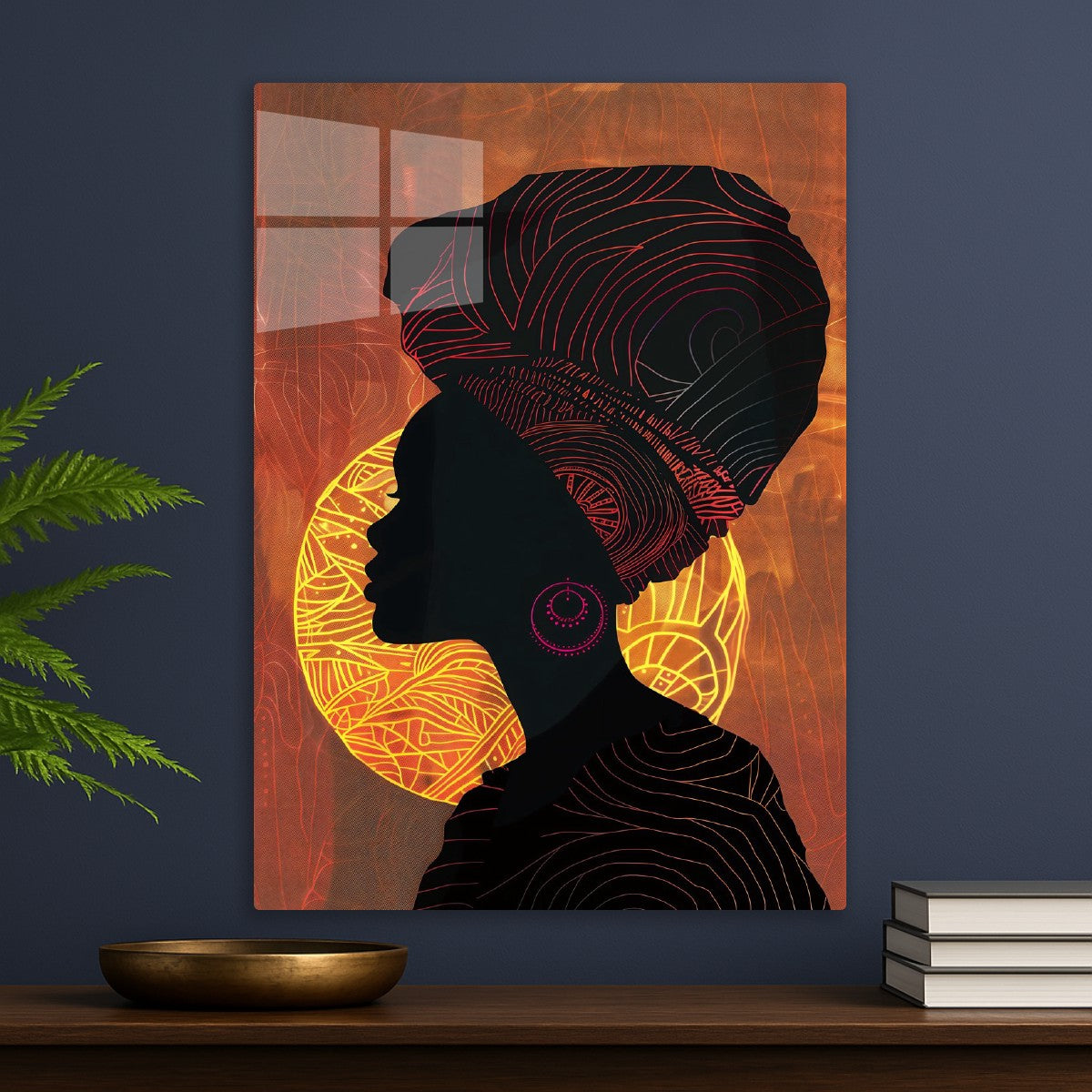 Afrocentric Silhouette Tribal