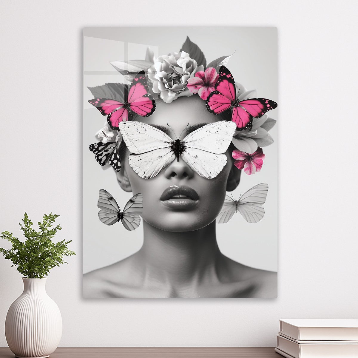 Butterfly Veil Monochrome