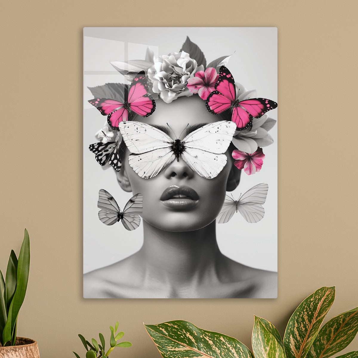 Butterfly Veil Monochrome