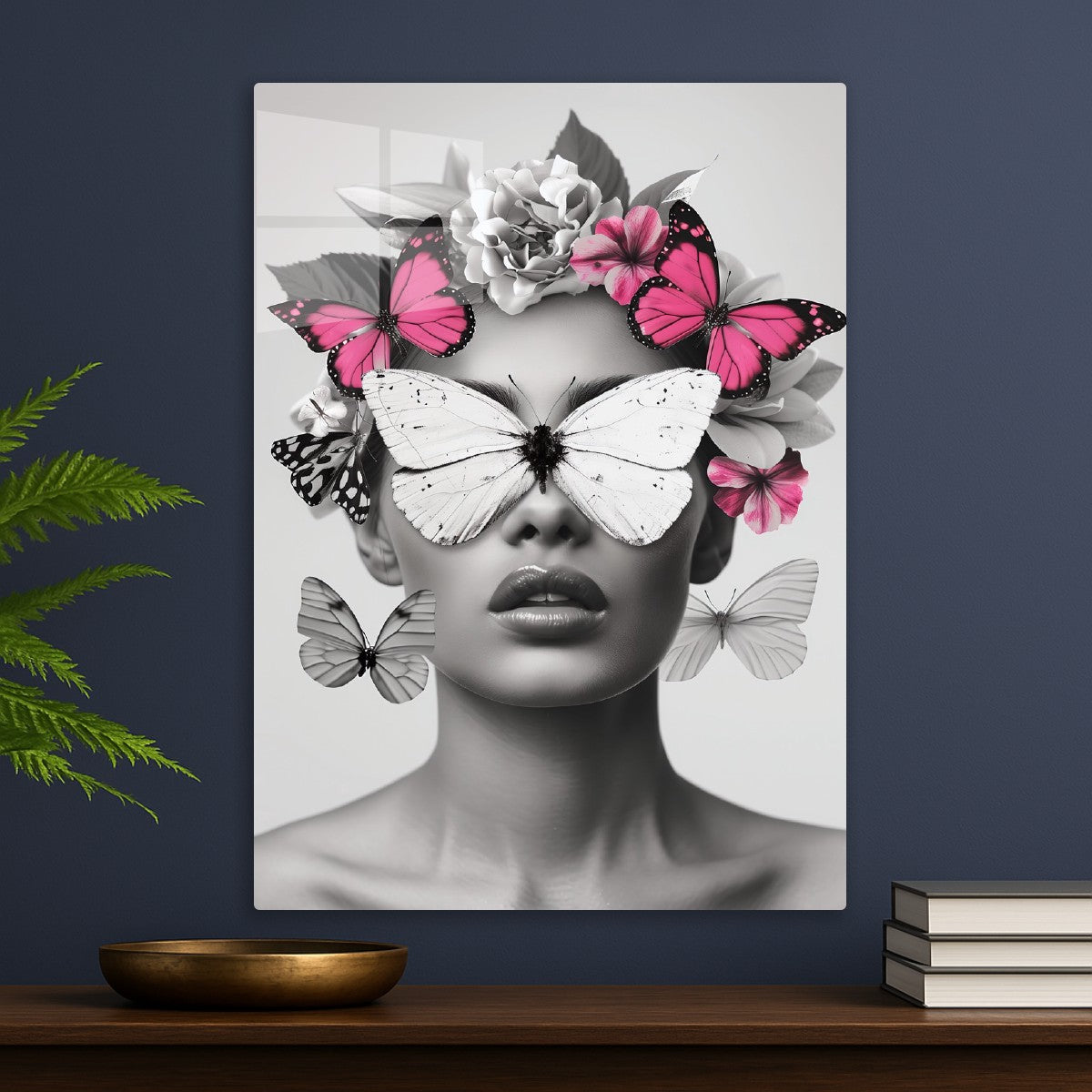 Butterfly Veil Monochrome