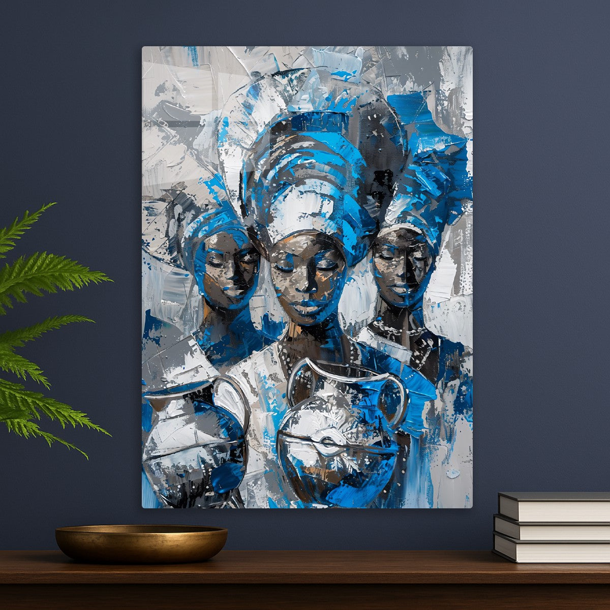 Regal Women in Blue African