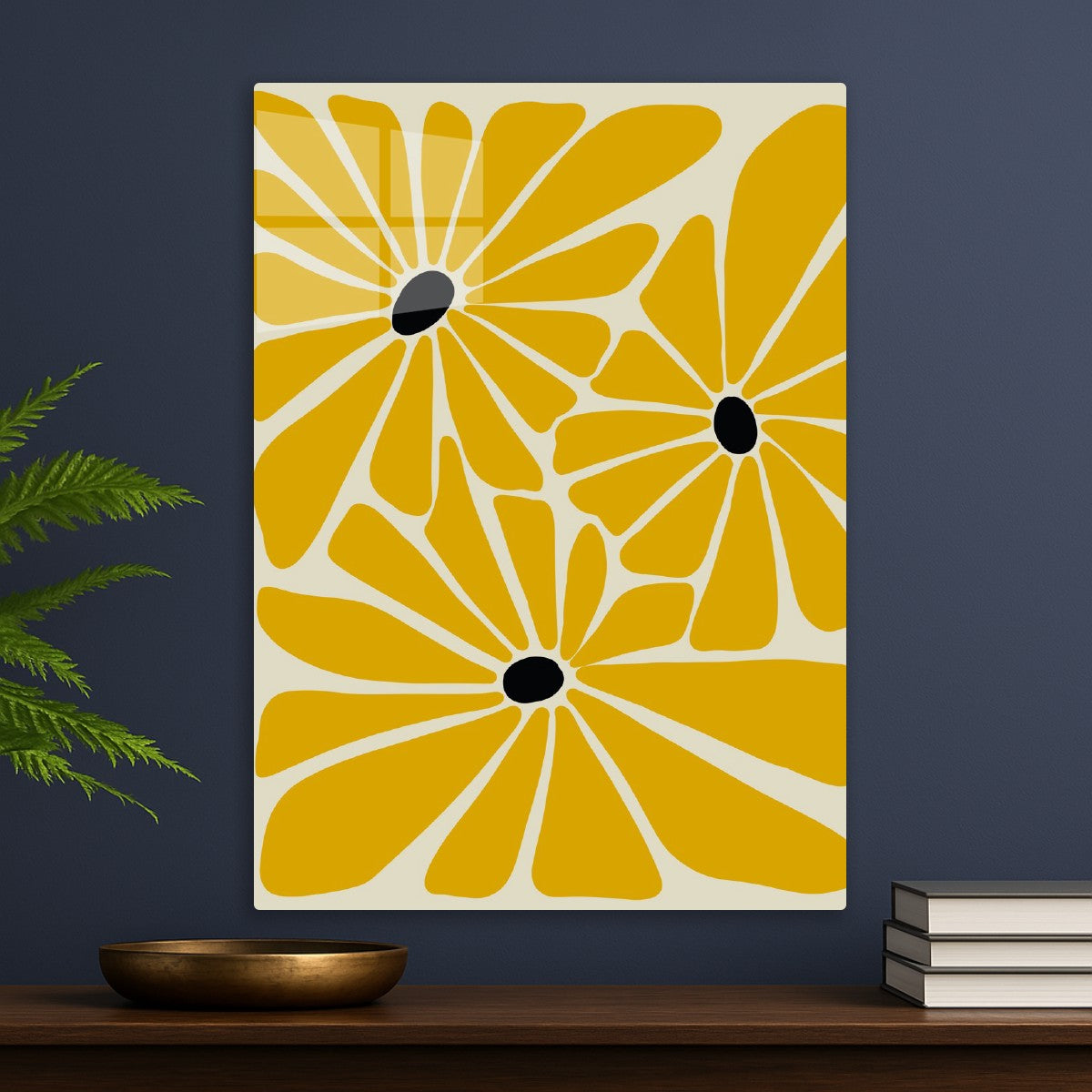 Mustard Daisy Cluster