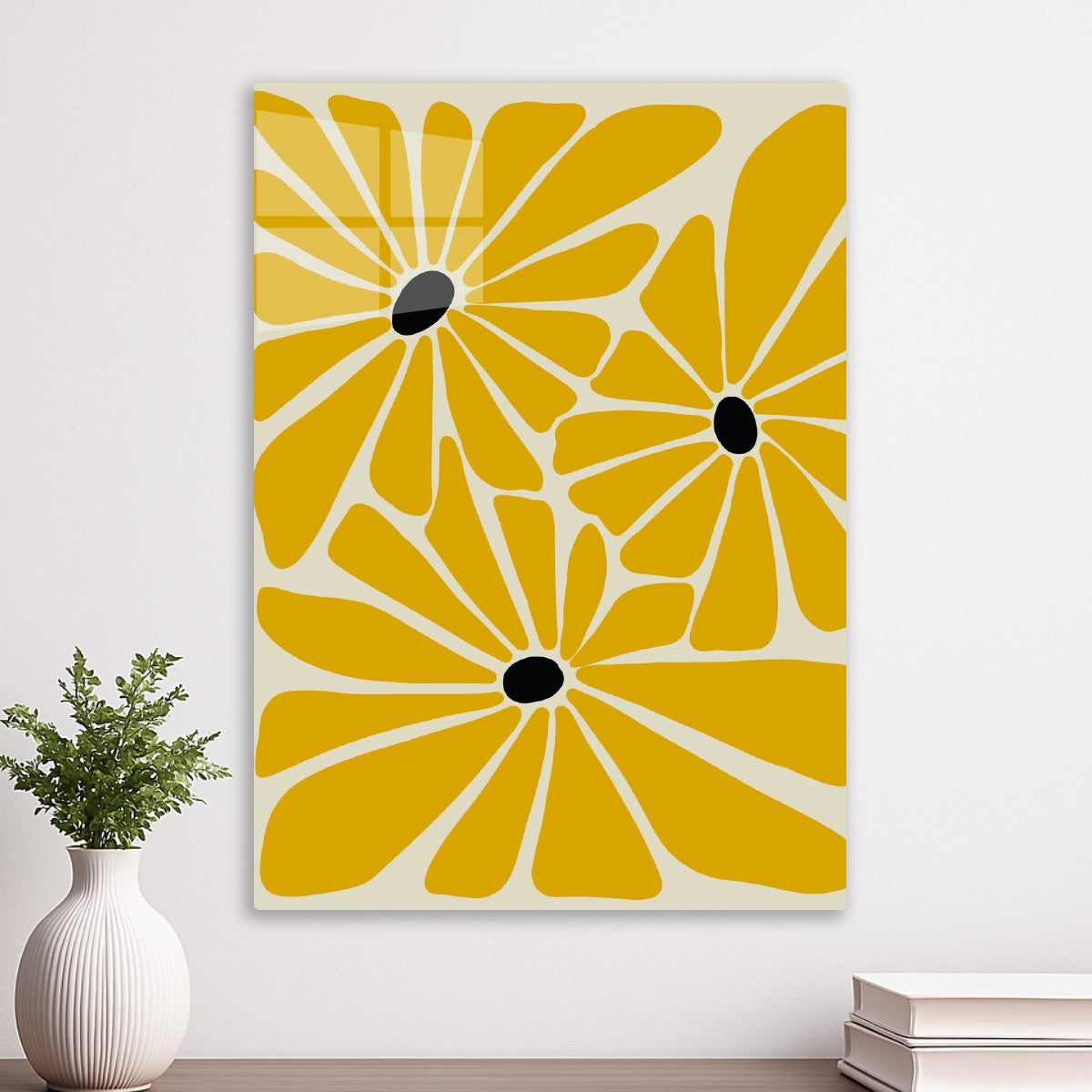 Mustard Daisy Cluster