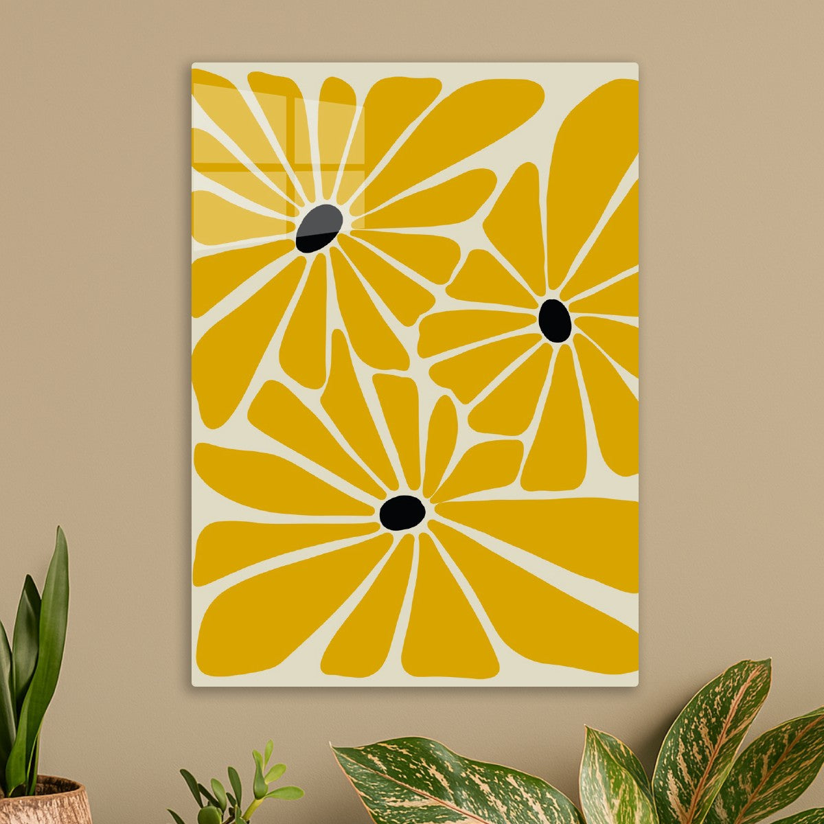 Mustard Daisy Cluster