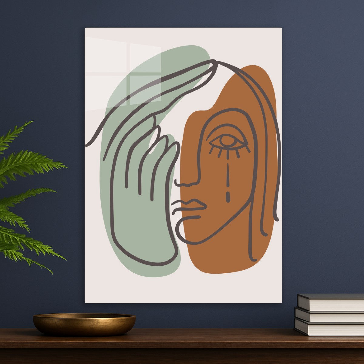 Emotional Line Portrait