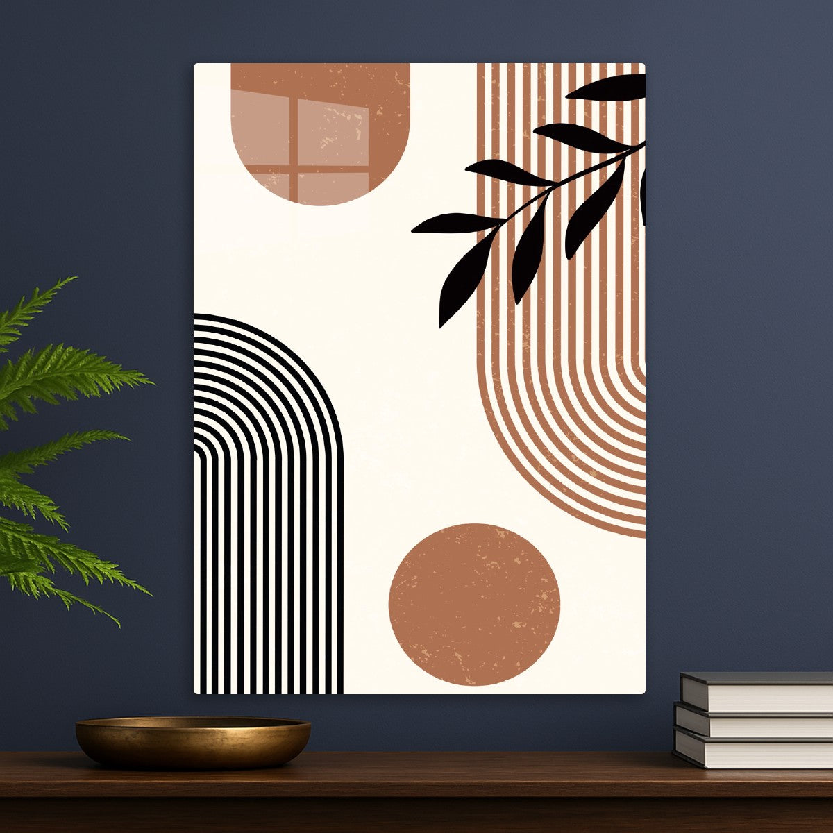 Abstract Mid-Century Print