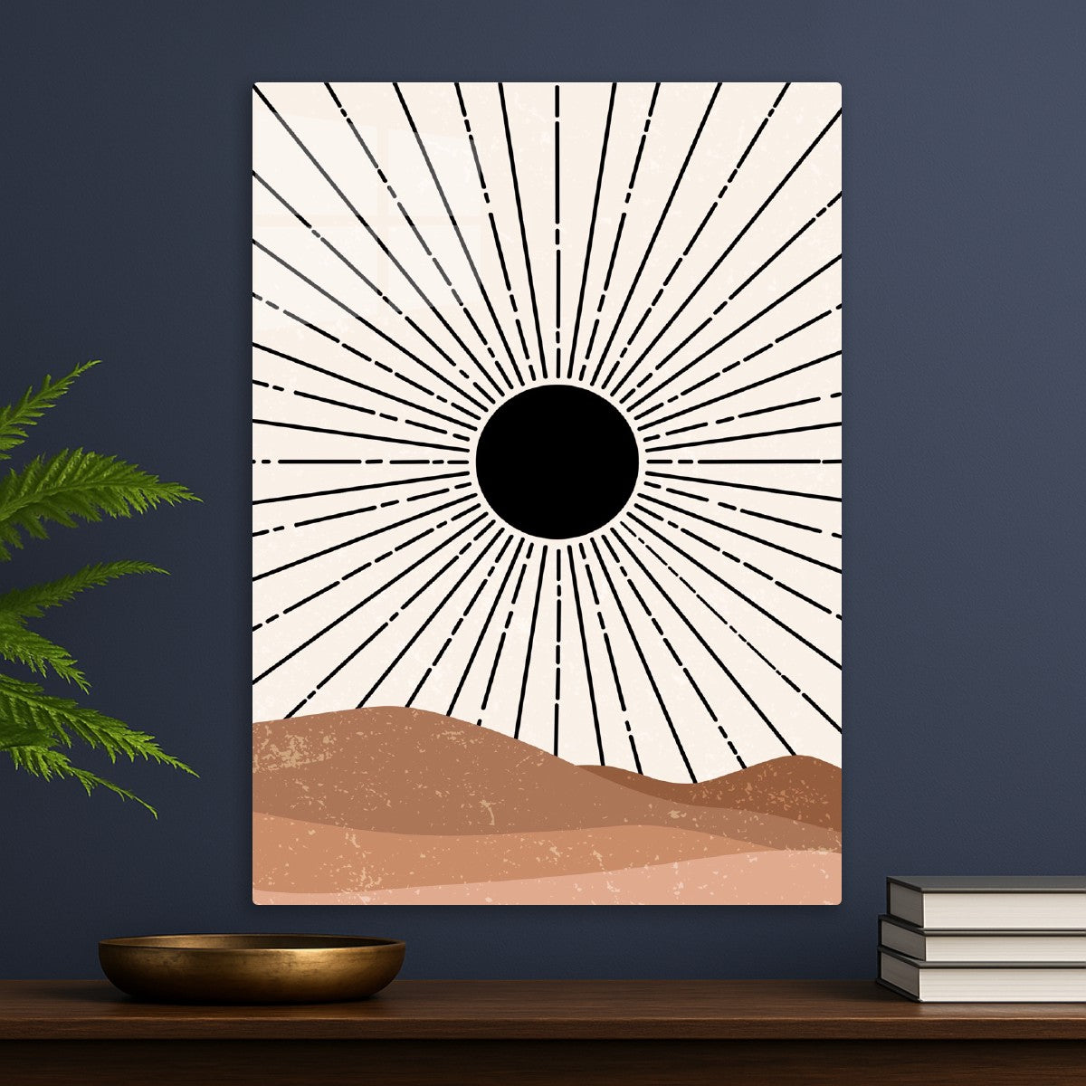 Radiant Desert Eclipse