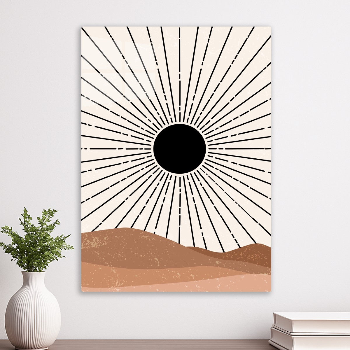 Radiant Desert Eclipse