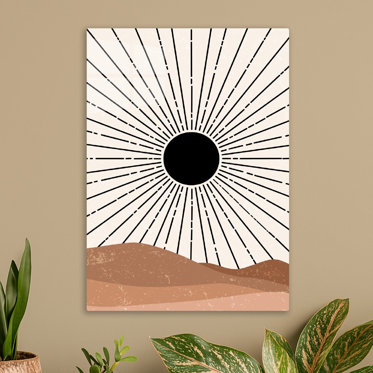 Radiant Desert Eclipse