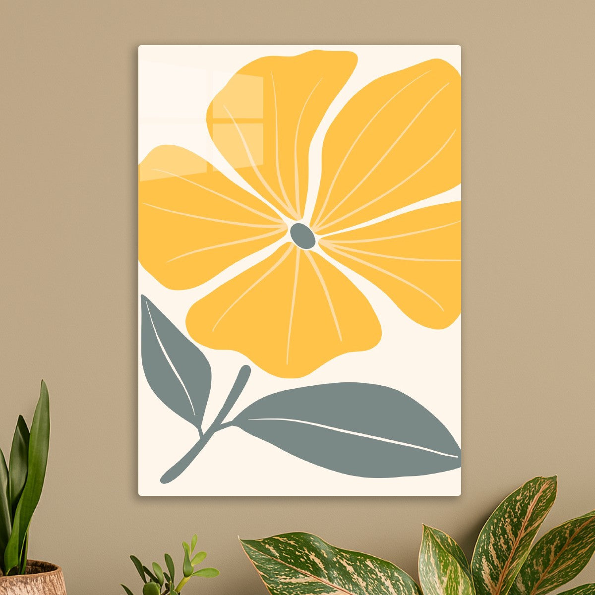 Yellow Bloom Minimalist