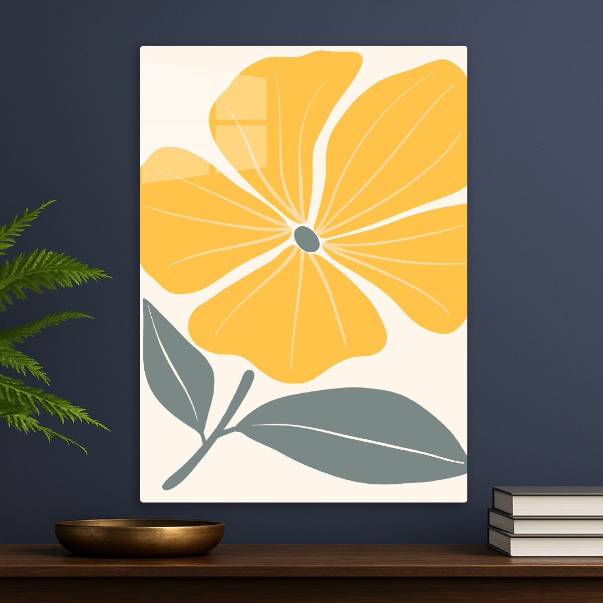 Yellow Bloom Minimalist