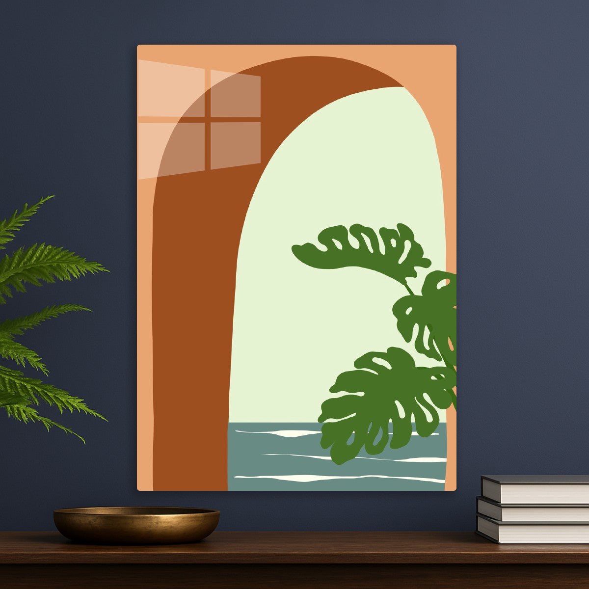 Ocean View Through Arch