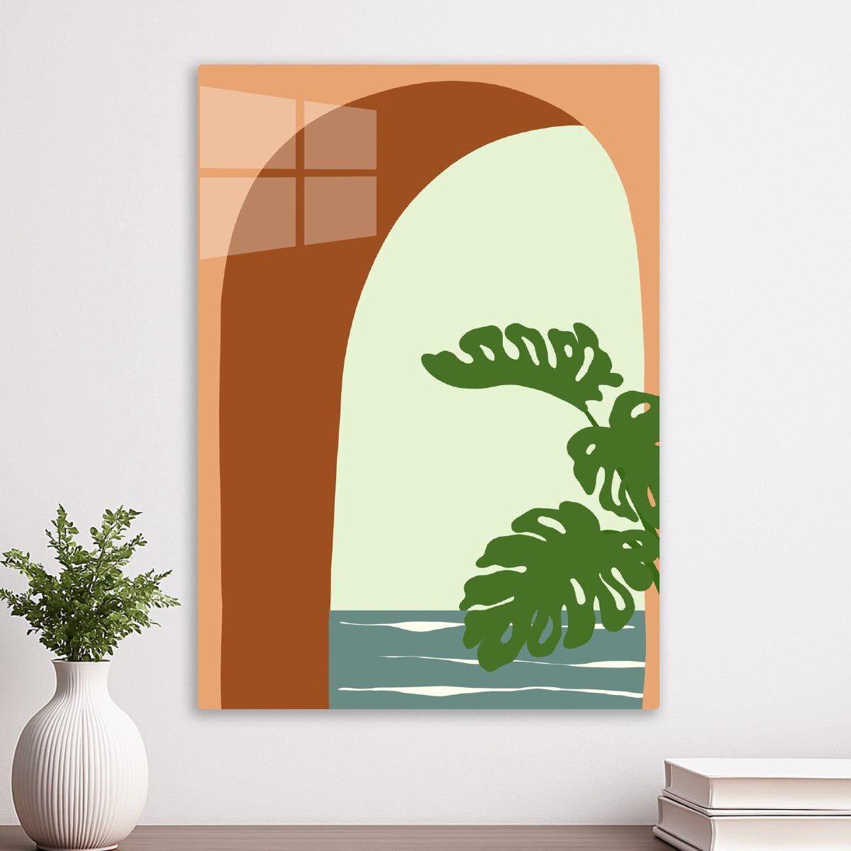 Ocean View Through Arch