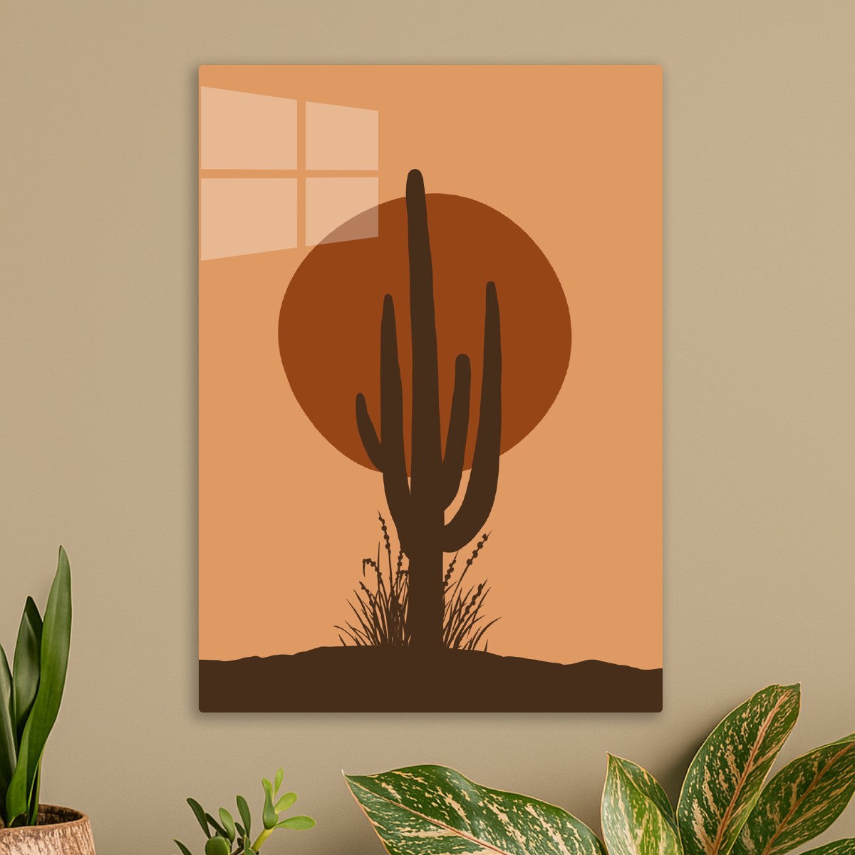 Southwest Cactus Sunset