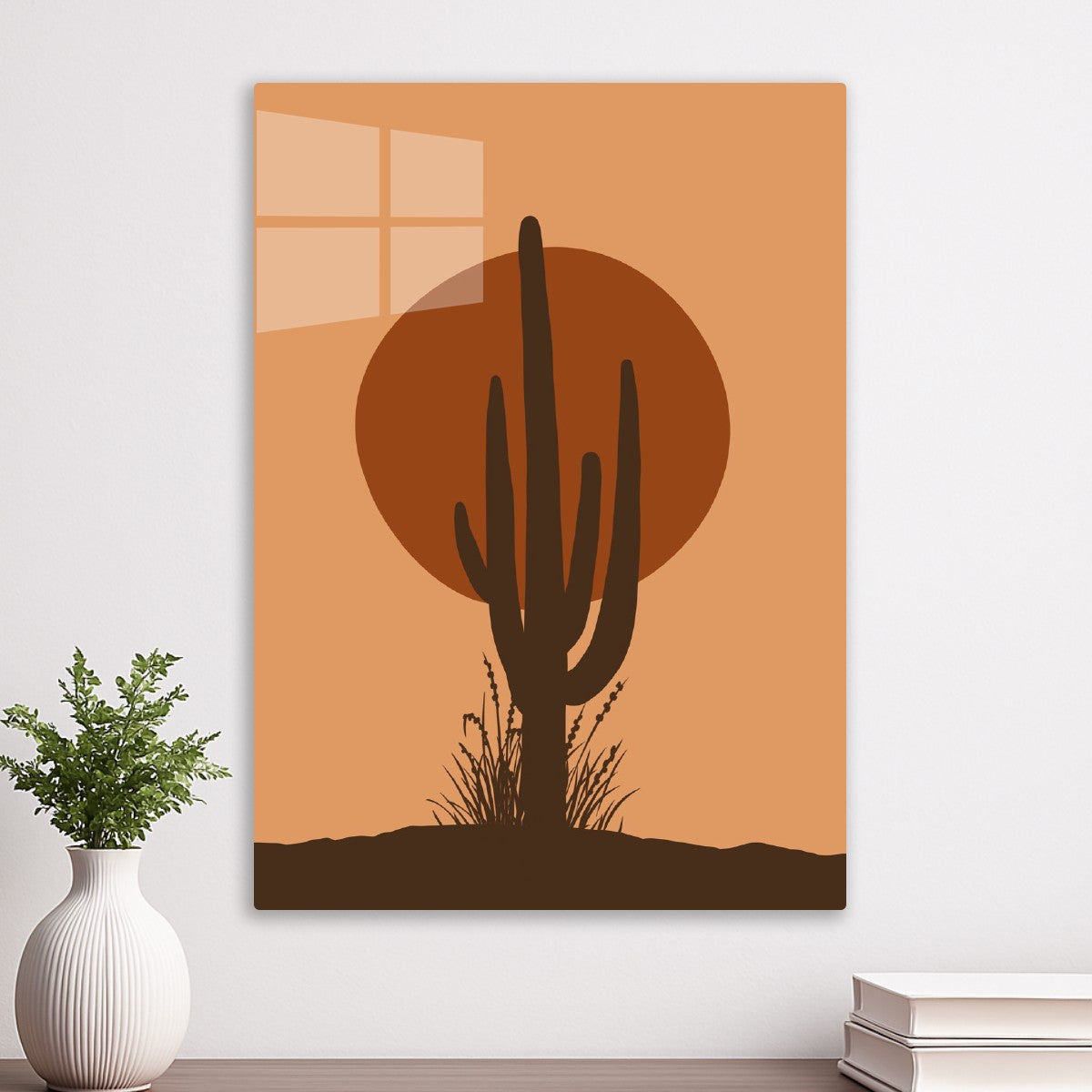 Southwest Cactus Sunset