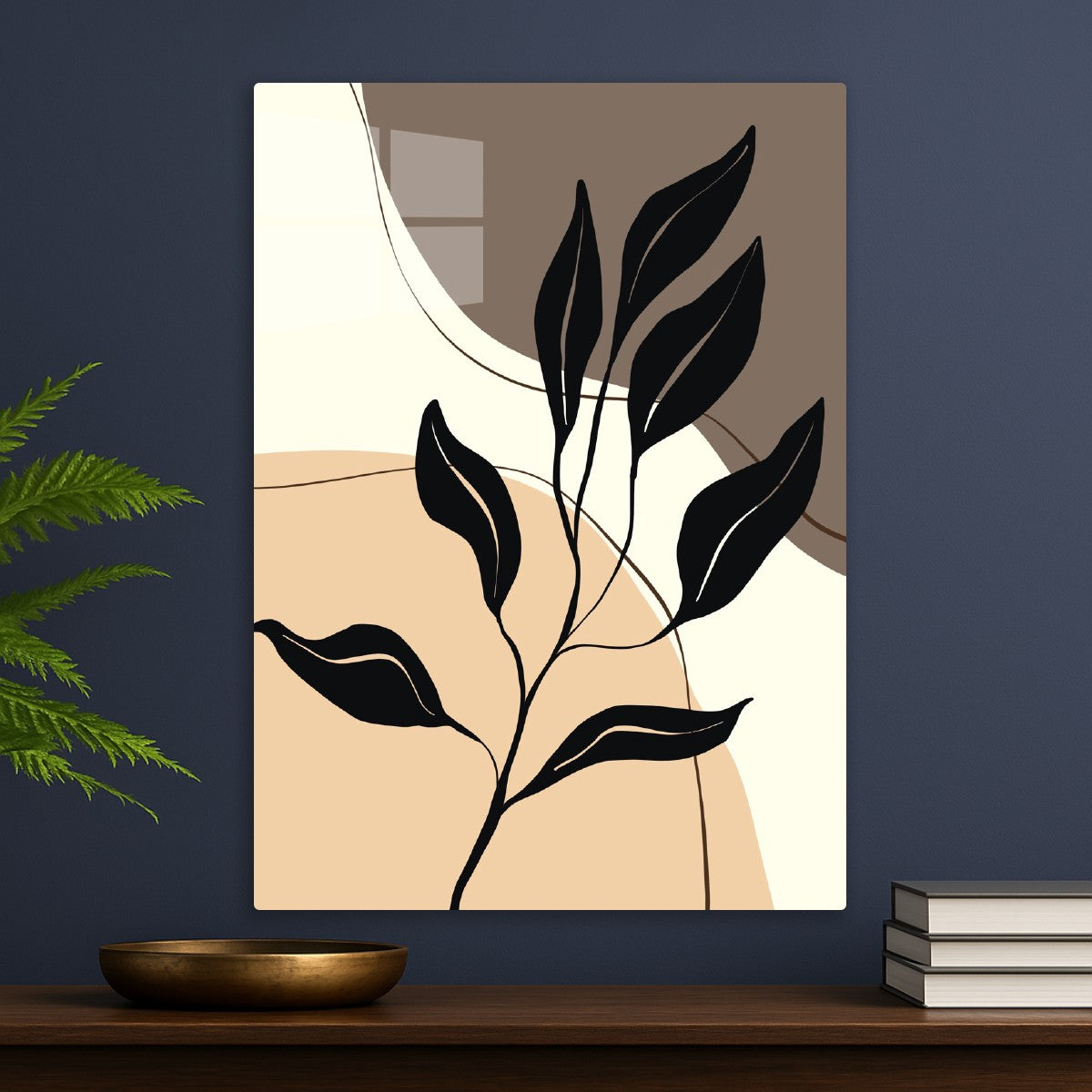 Botanical Flow Line Art