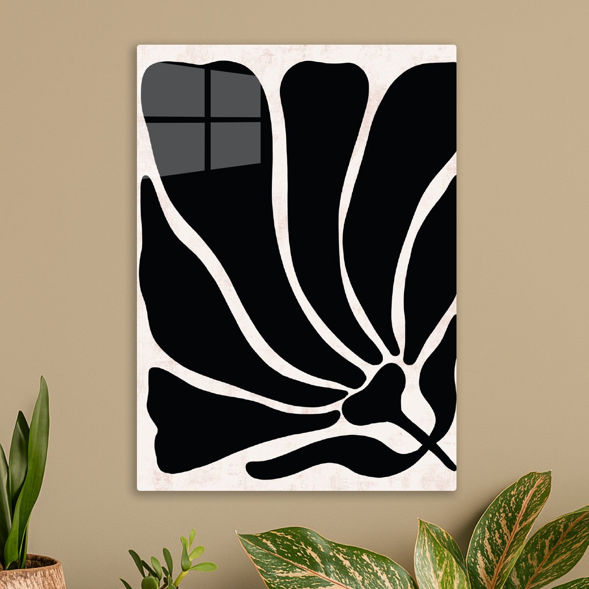 Monochrome Leaf Bloom