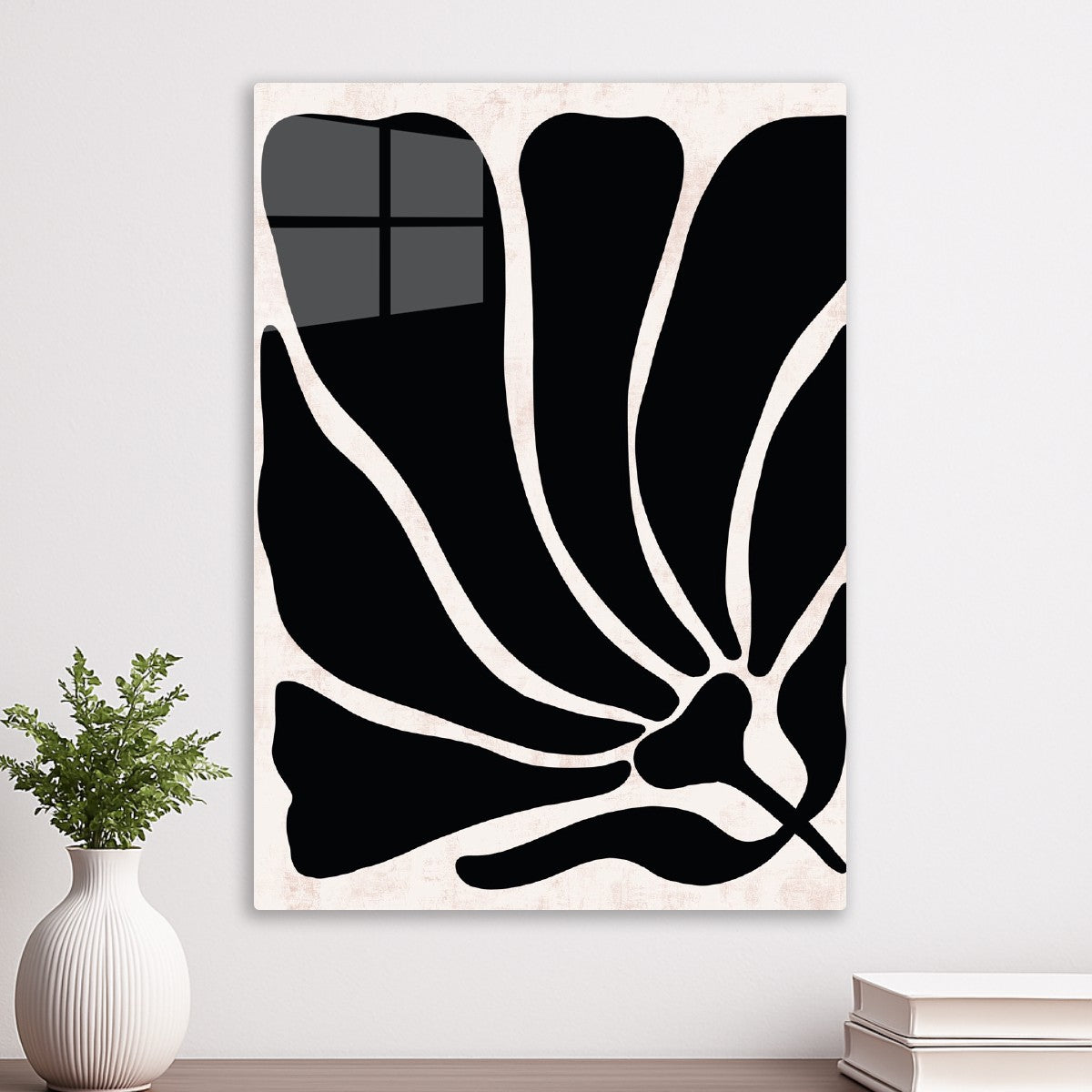 Monochrome Leaf Bloom
