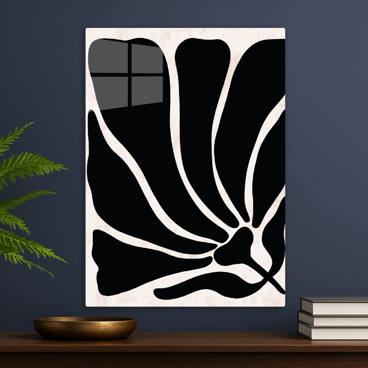 Monochrome Leaf Bloom